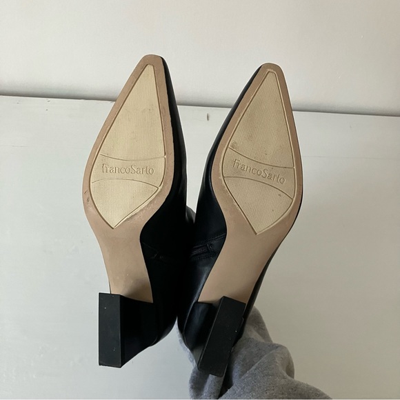 Franco Sarto Black Ankle Length Boots - Picture 2 of 3
